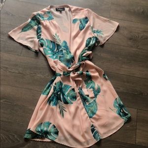 Aloha wrap dress